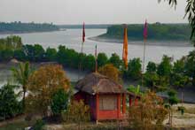 Temple and River View from Watch Tower